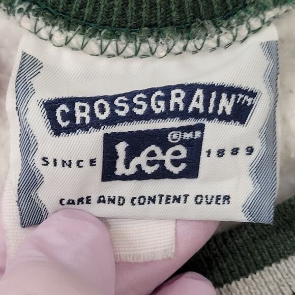 Vintage Stine AG-Partners Ringer Sweatshirt XL 24x27 Cropped - Picture 6 of 14